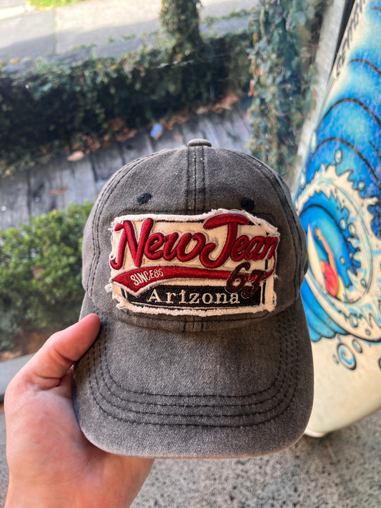 Faded Black 'New Jeans' Cap
