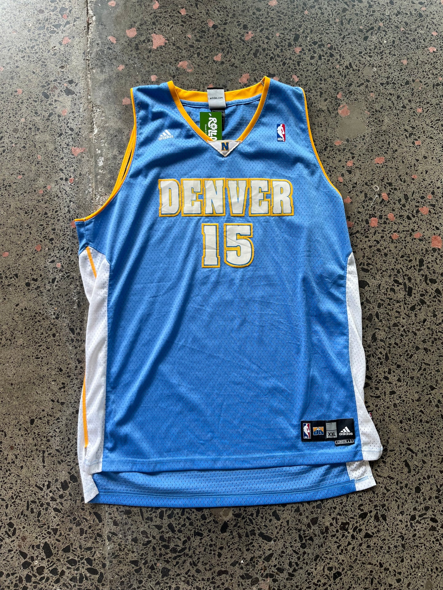 Adidas Denver NBA 'Anthony' Jersey - 2XL