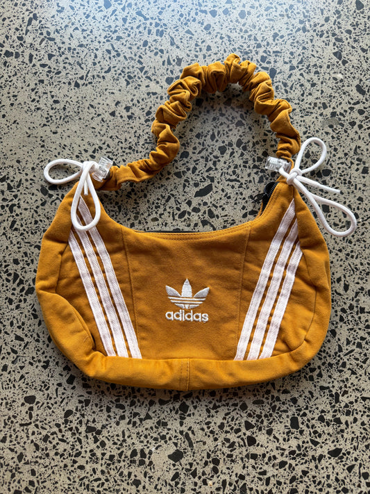Mustard Rework Adidas Scrunchy Shoulder Bag