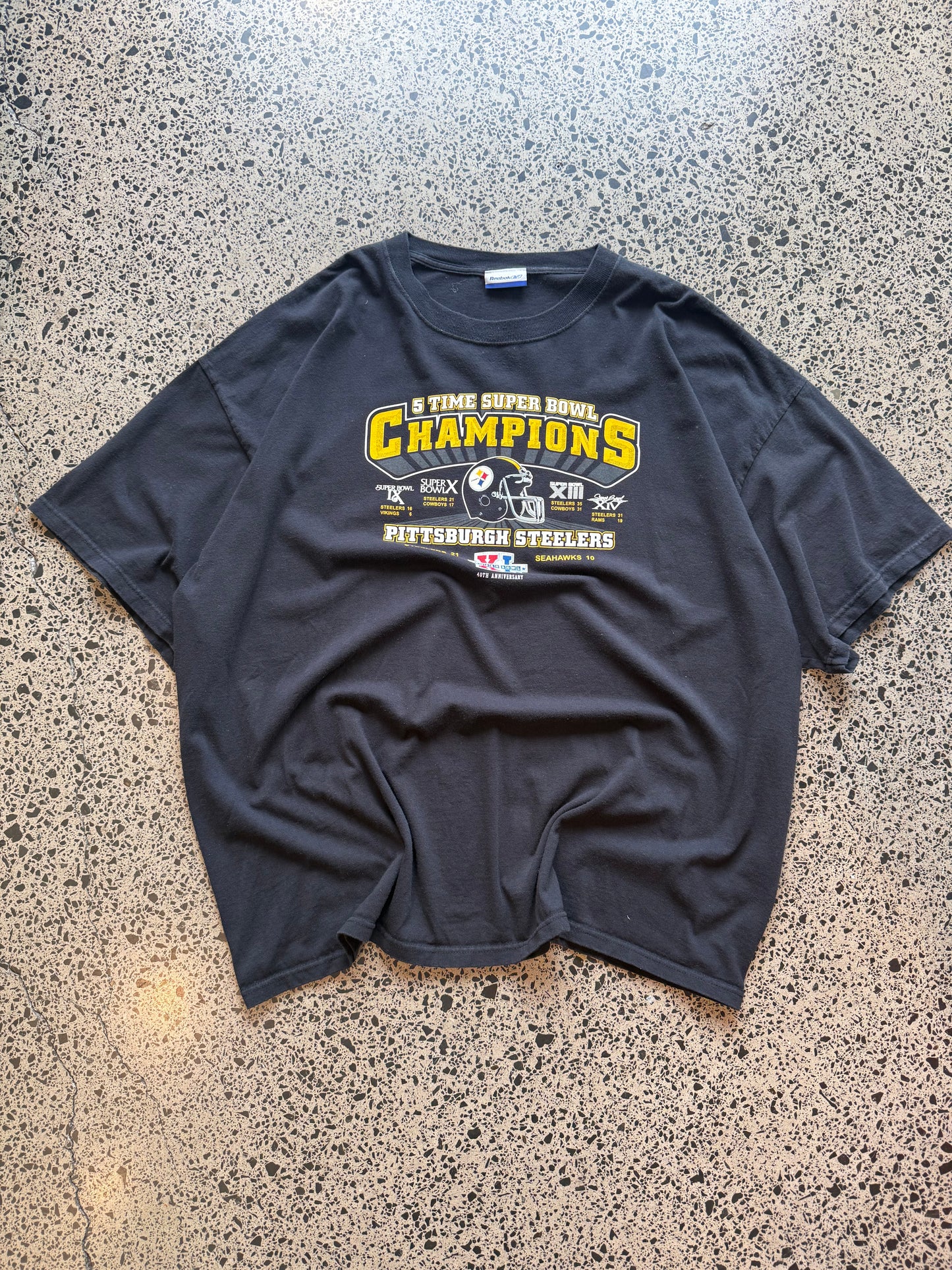 2006 5x Super Bowl Champions, Steelers Graphics T-Shirt - 2XL