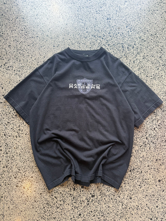 90's Las Vegas Raiders Embroidered Tee - XL