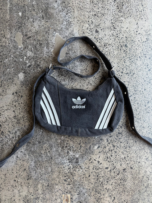 Black Denim Adidas Rework Handbag