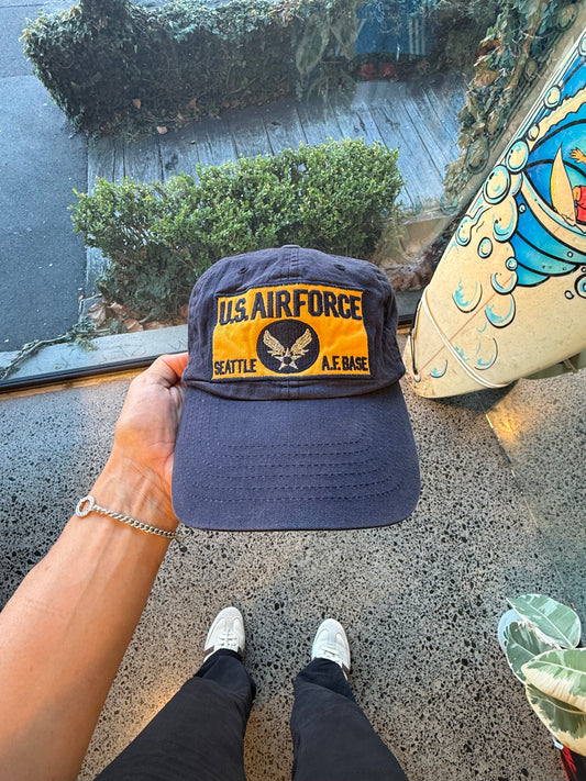 Navy and Yellow 'US Air Force' Cap