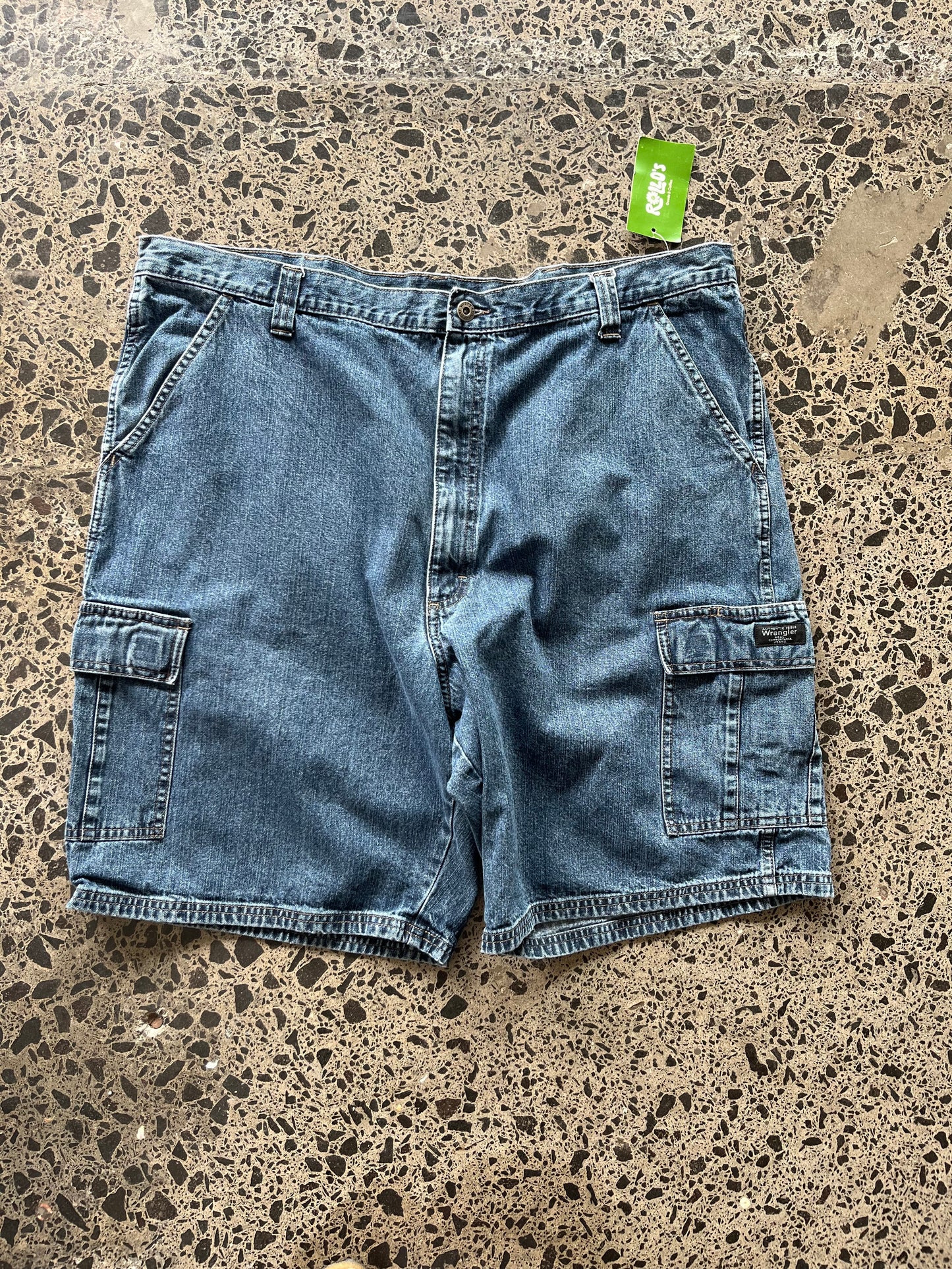 Wrangler Dark Stone Wash Jorts - 42W