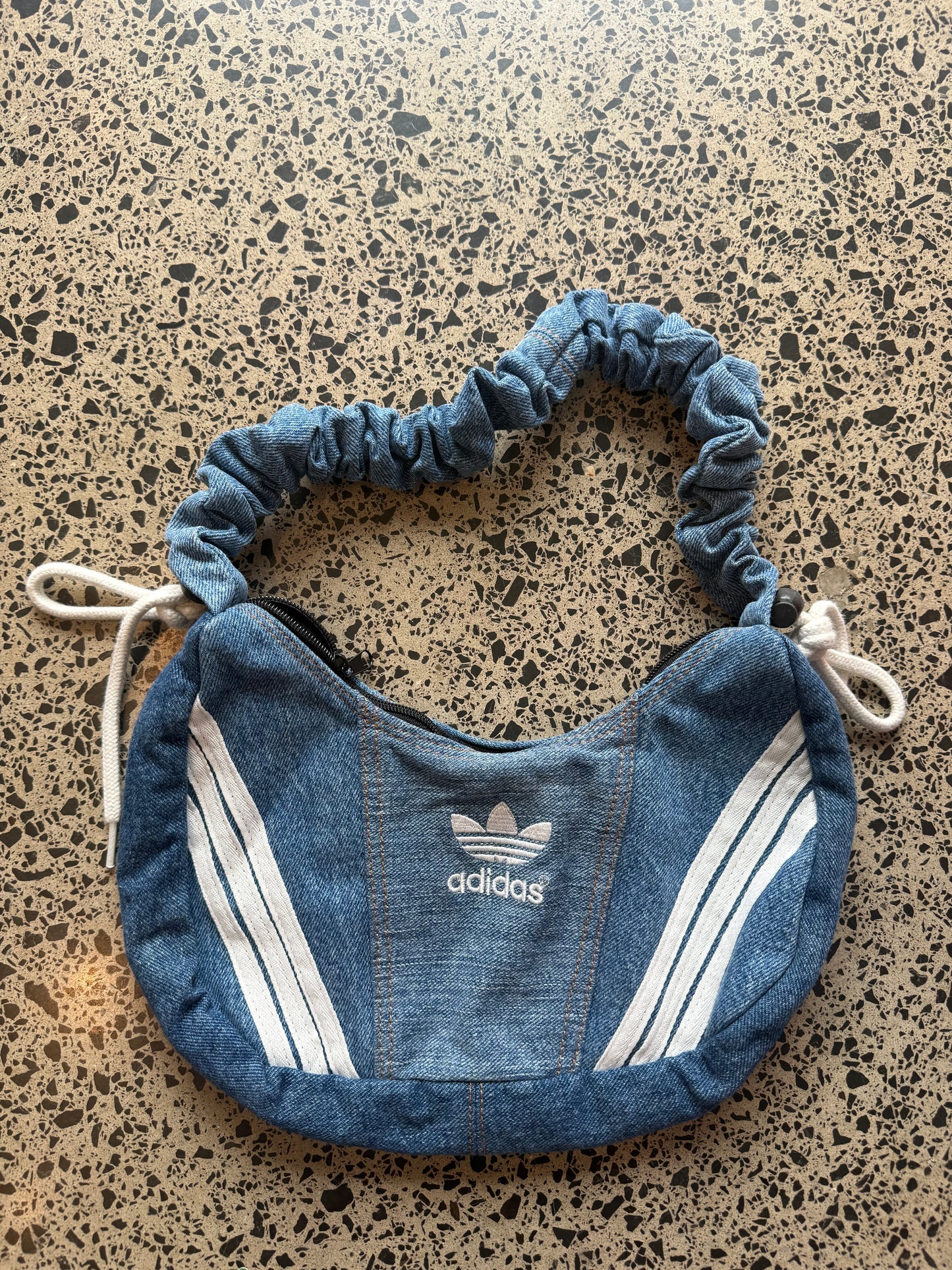 Blue Denim Adidas Rework Handbag