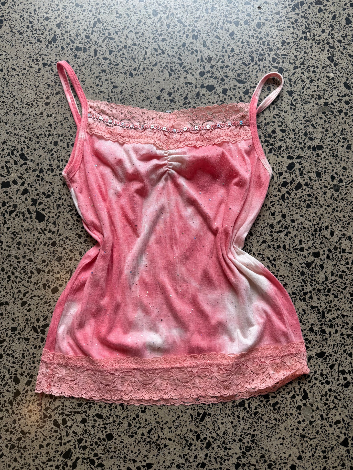 Pink Spaghetti Strap Fairy Top - S/M