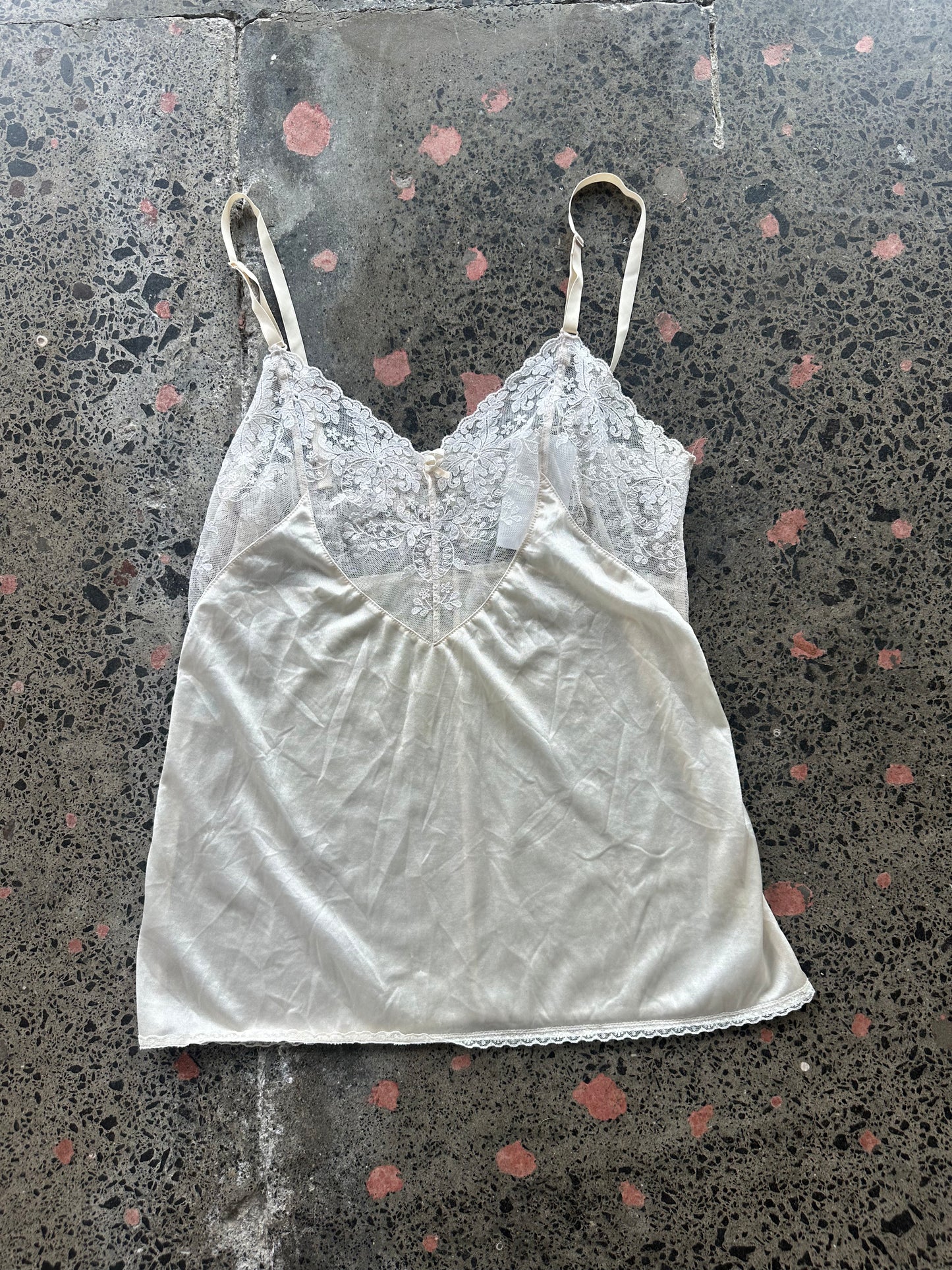 White lace cami S