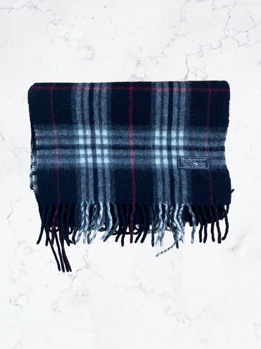 Black Burberry Scarf