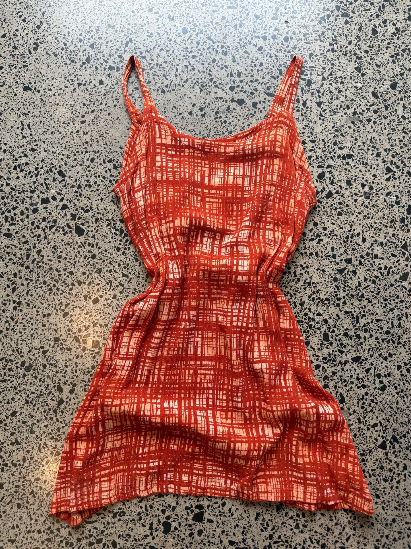 Rust Tie Back Cami - S