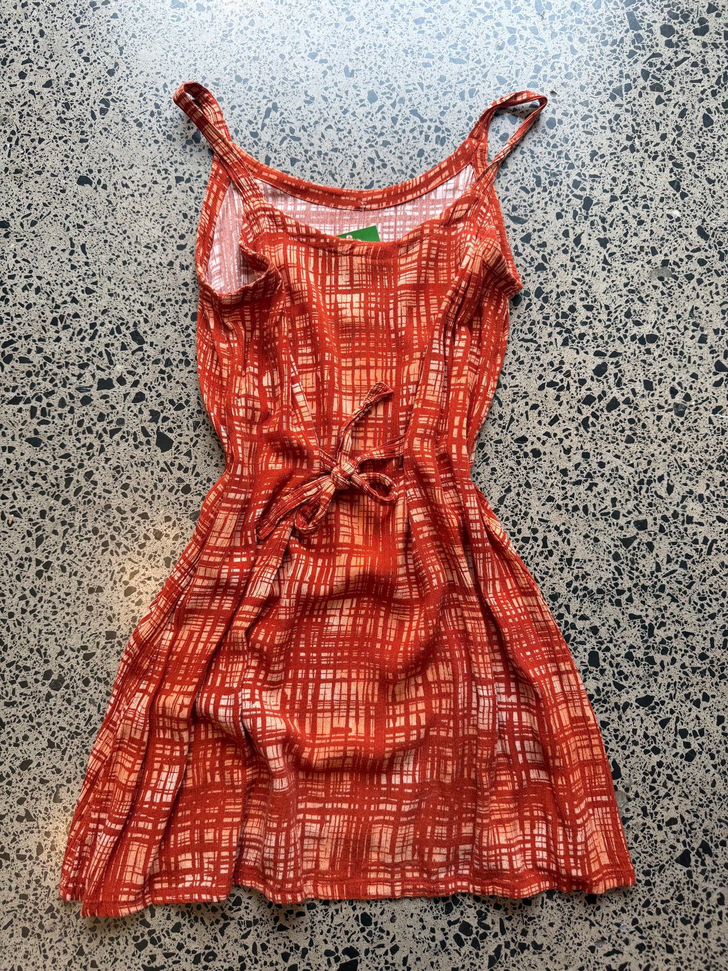 Rust Tie Back Cami - S