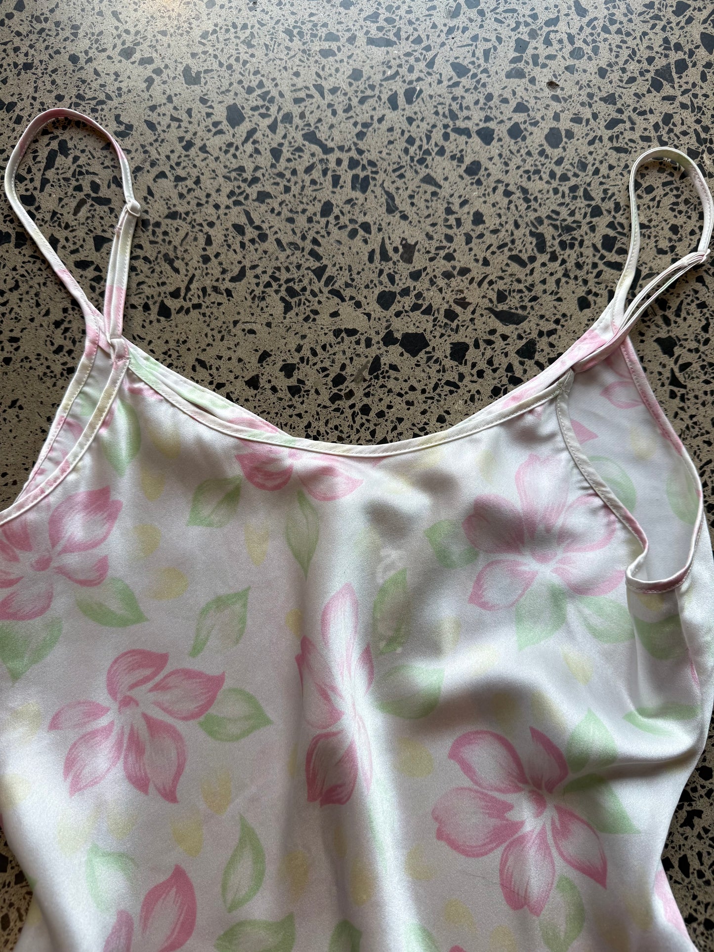 Floral Satin Cami - S/M