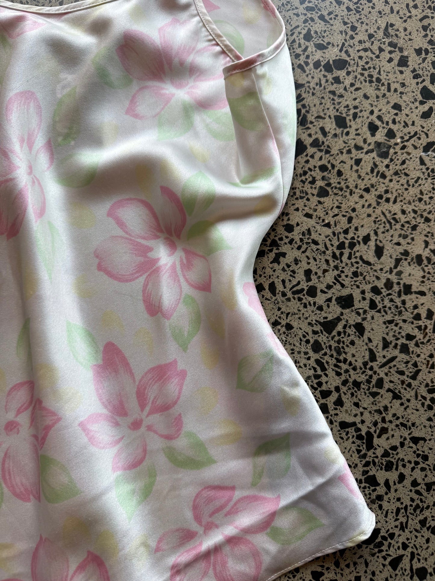 Floral Satin Cami - S/M