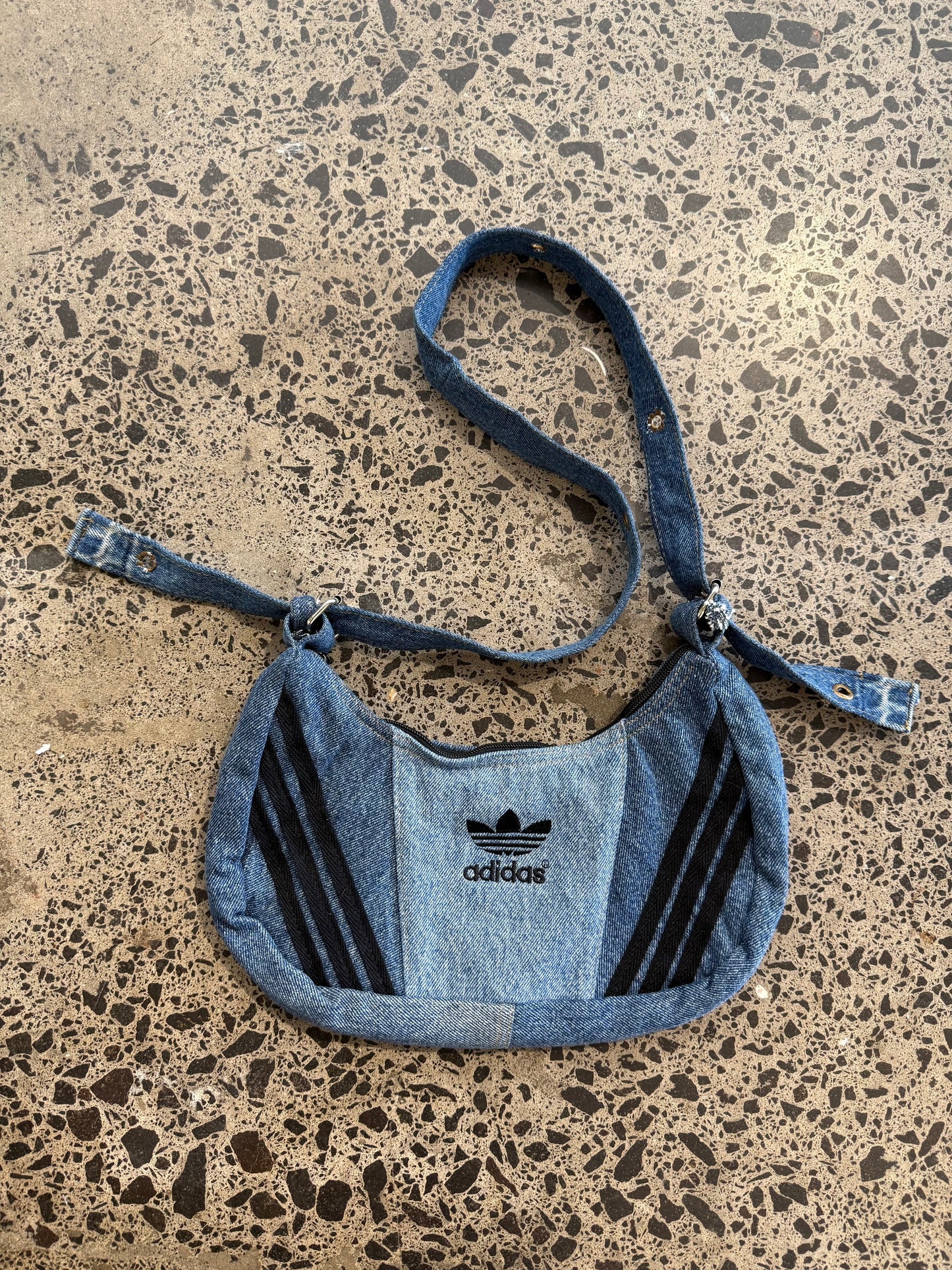 Mid Blue Adidas Rework Handbag