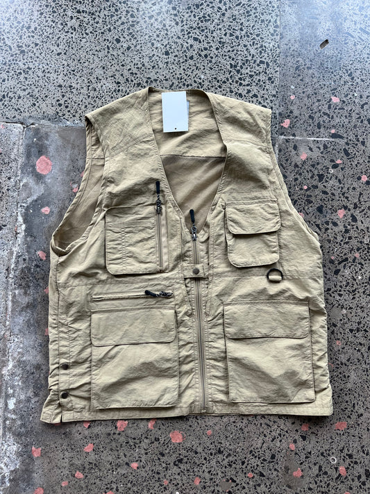 Dark Sand Utility Vest - XL