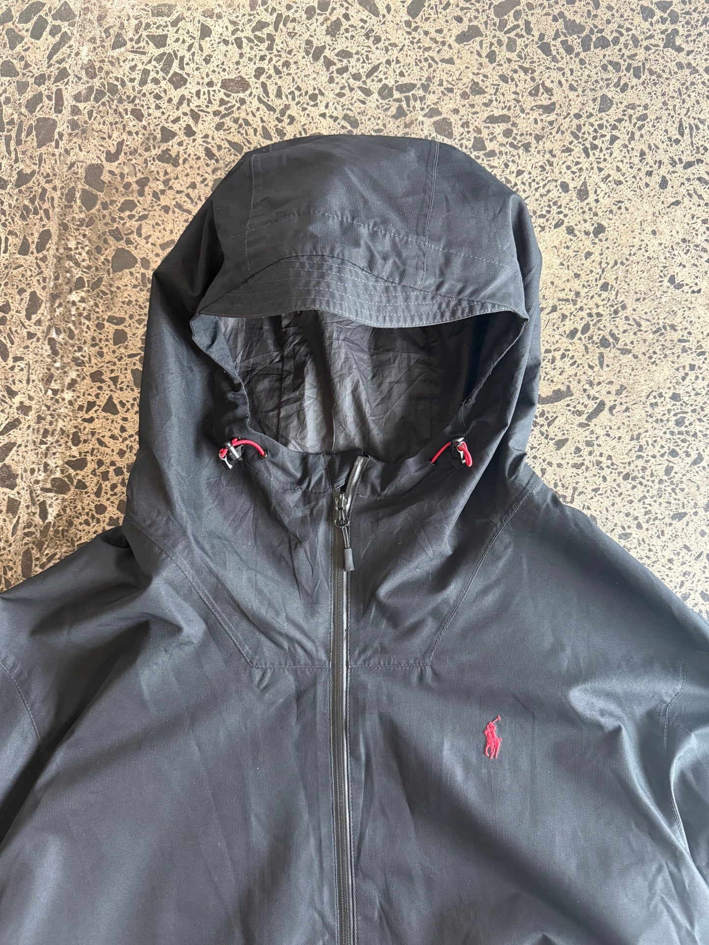 Black Ralph Lauren Polo Zip Up Jacket - 2XL