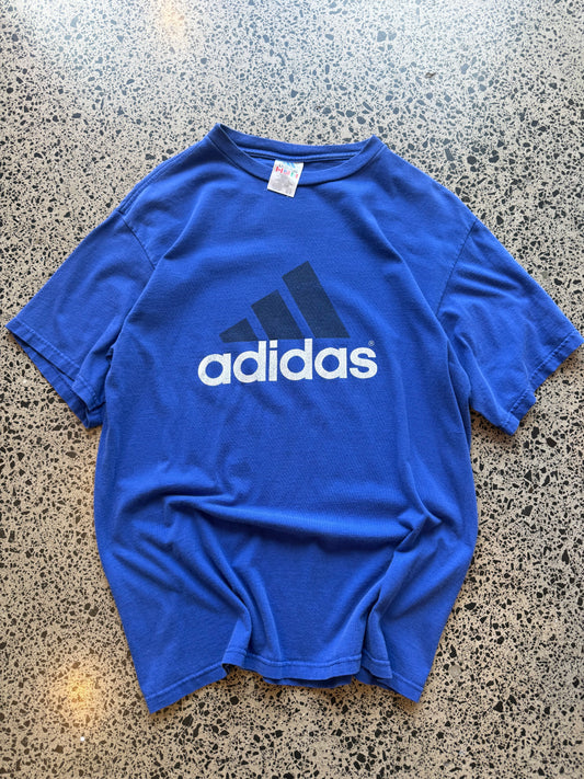 90's Adidas Logo Tee - M
