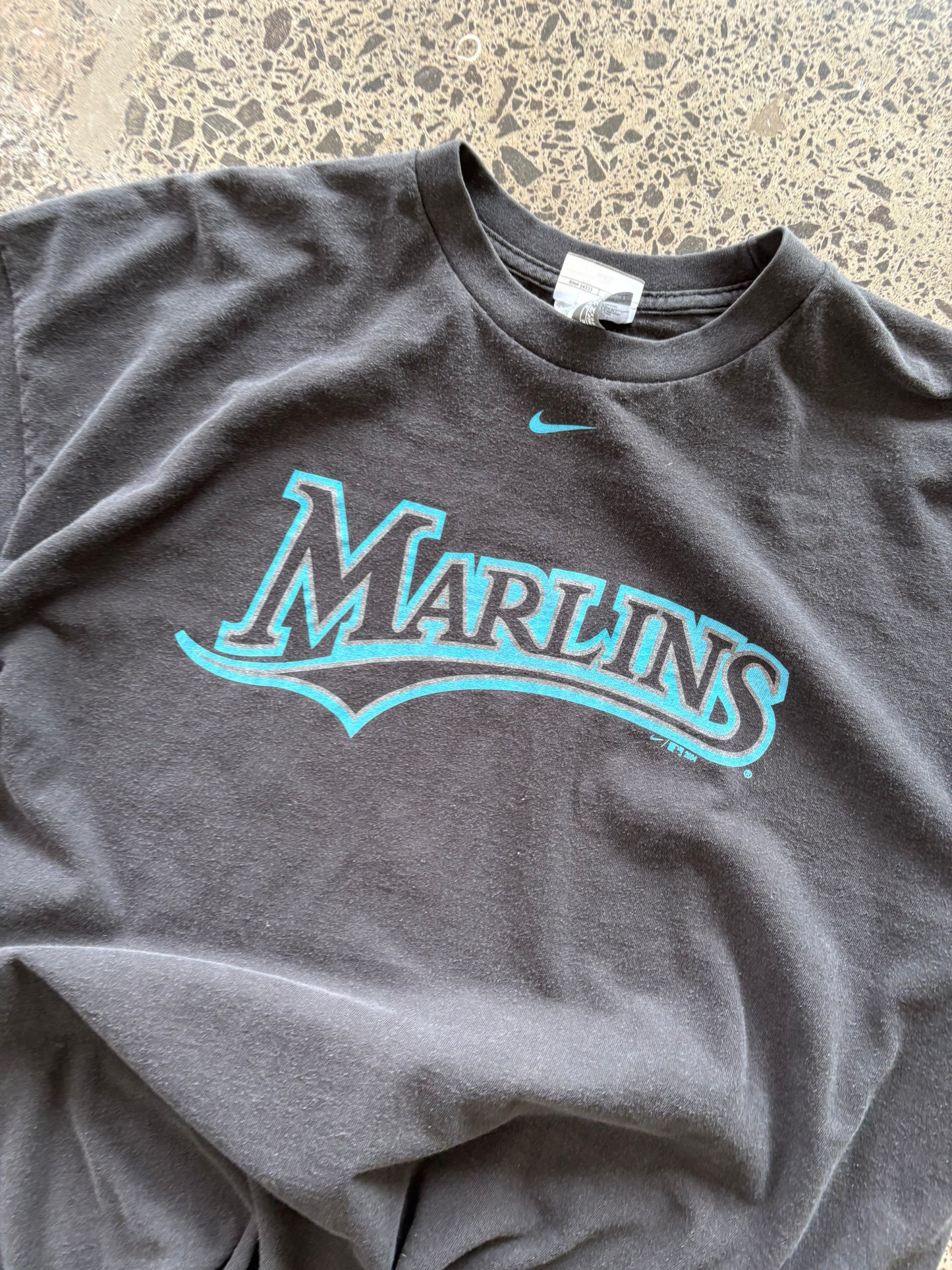 00's Nike Marlins Baseball T-shirt - 2XL