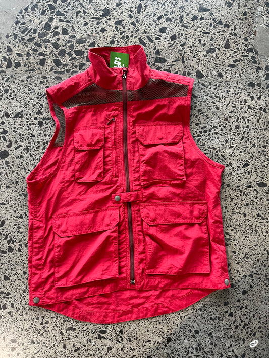 Red Utility Vest - Large