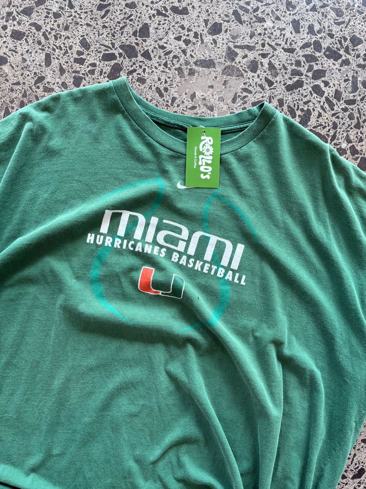 Nike Miami Hurricanes Basketball Tee - 4XL