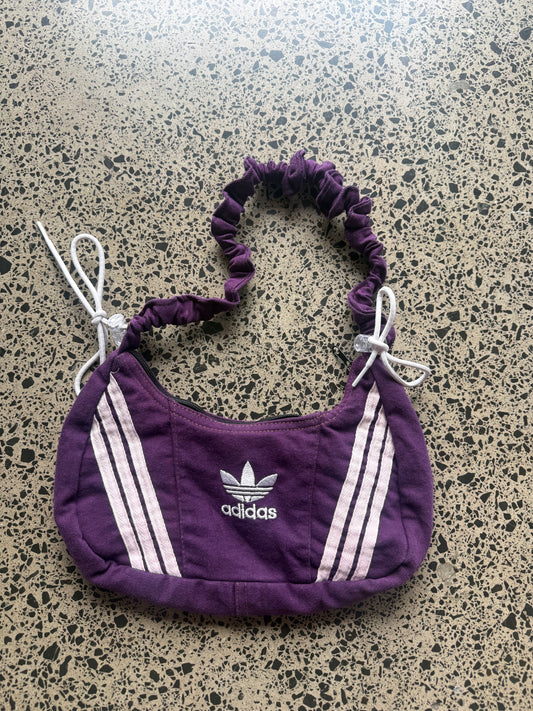 Purple Adidas Scrunchy Rework Shoulder Bag