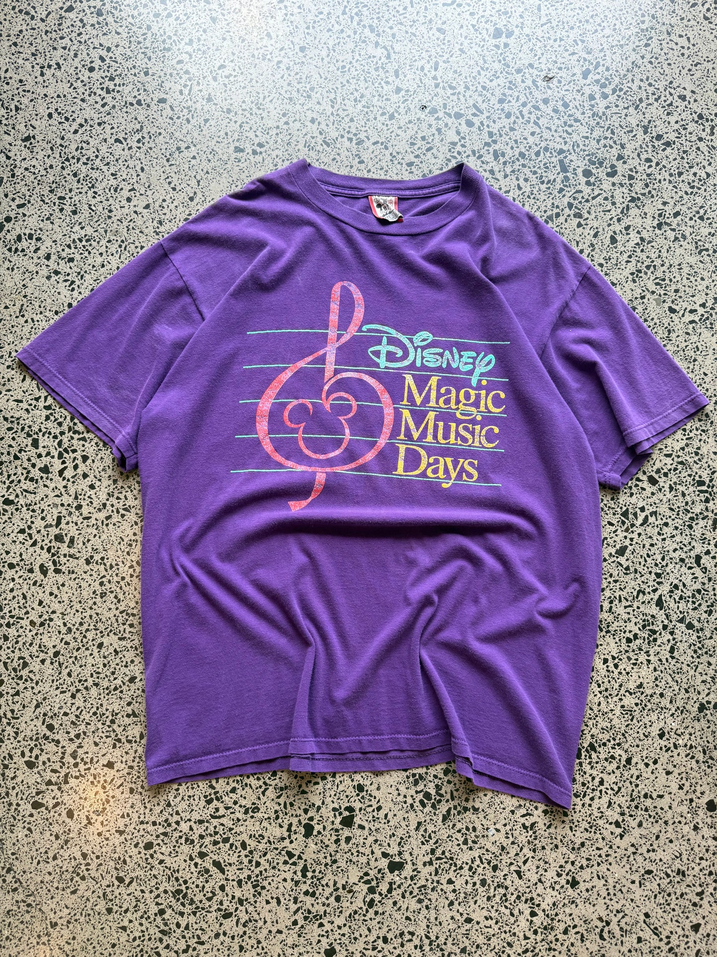 90's Disney Magic Music Days  on a purple base - L 