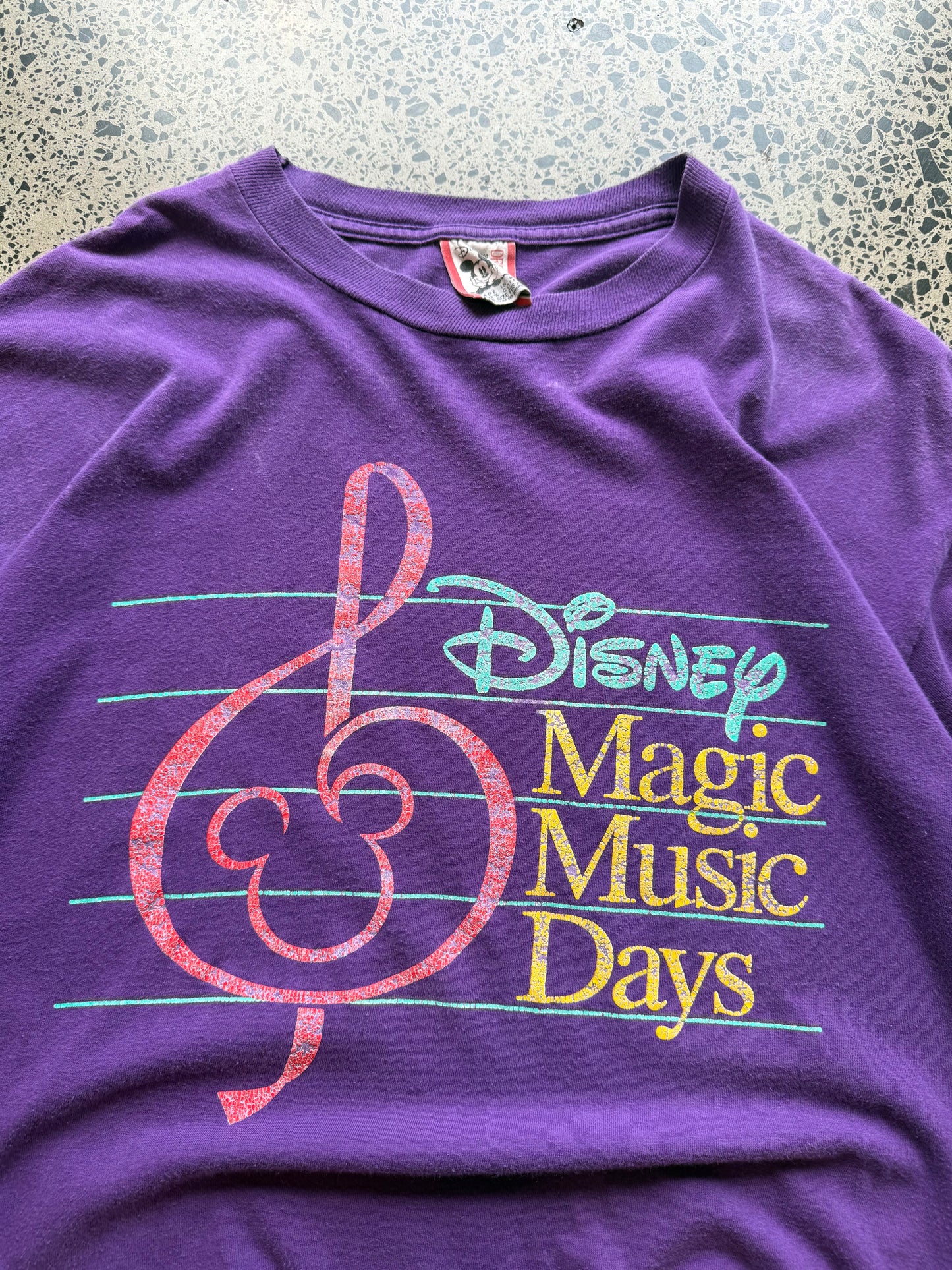 90's Disney Magic Music Days  on a purple base - L 