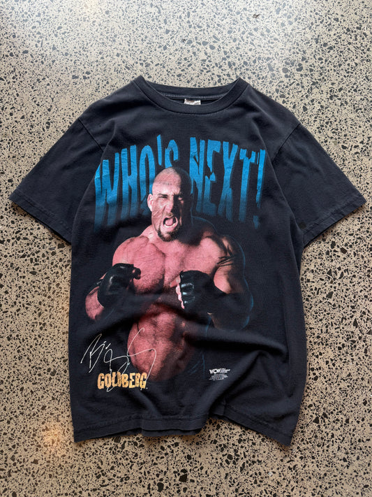 1998 WCW Goldberg 'Who's Next' Wrestling Tee - M