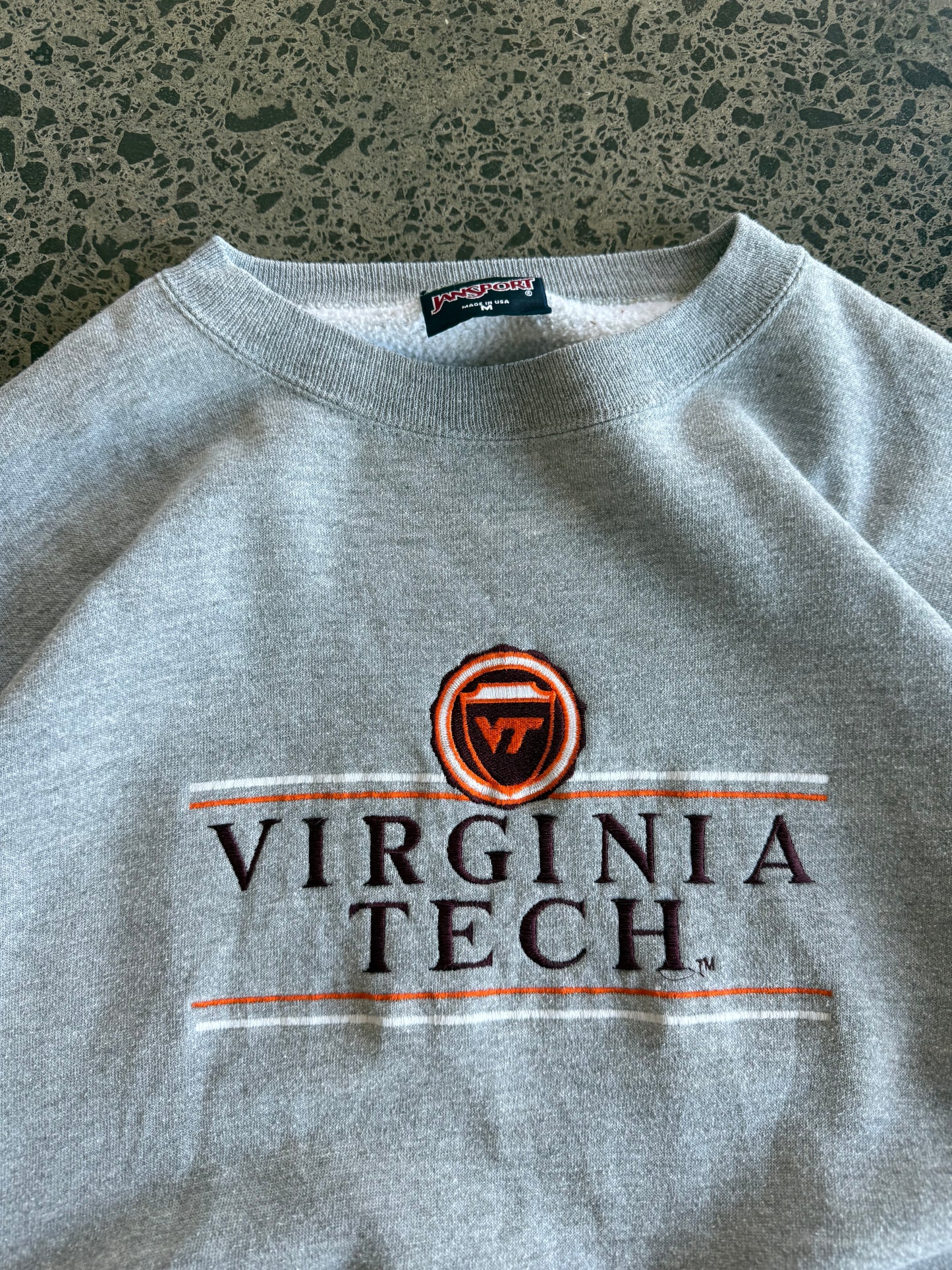 Early 90's Virginia Tech University Crewneck - M