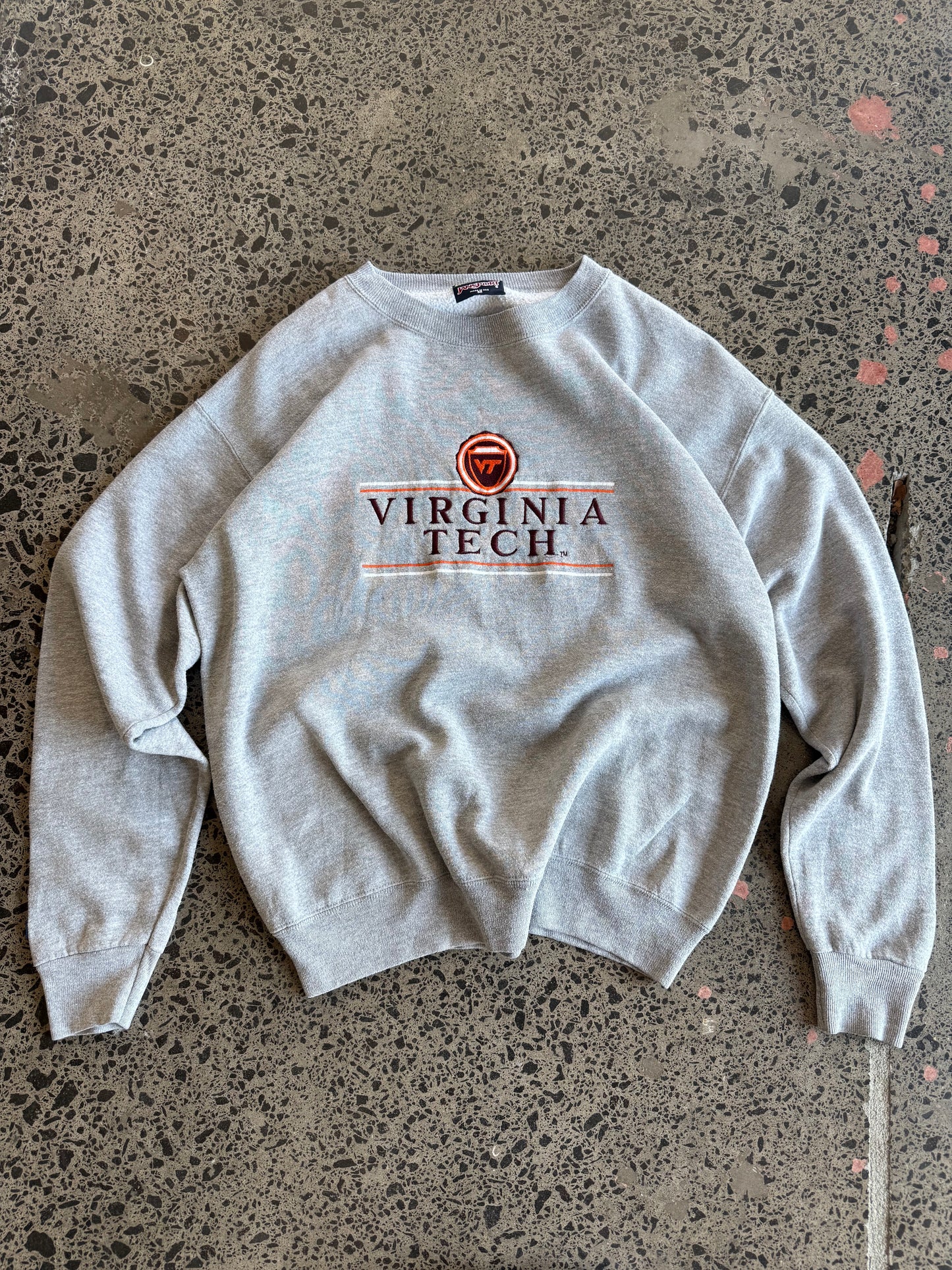 Early 90's Virginia Tech University Crewneck - M