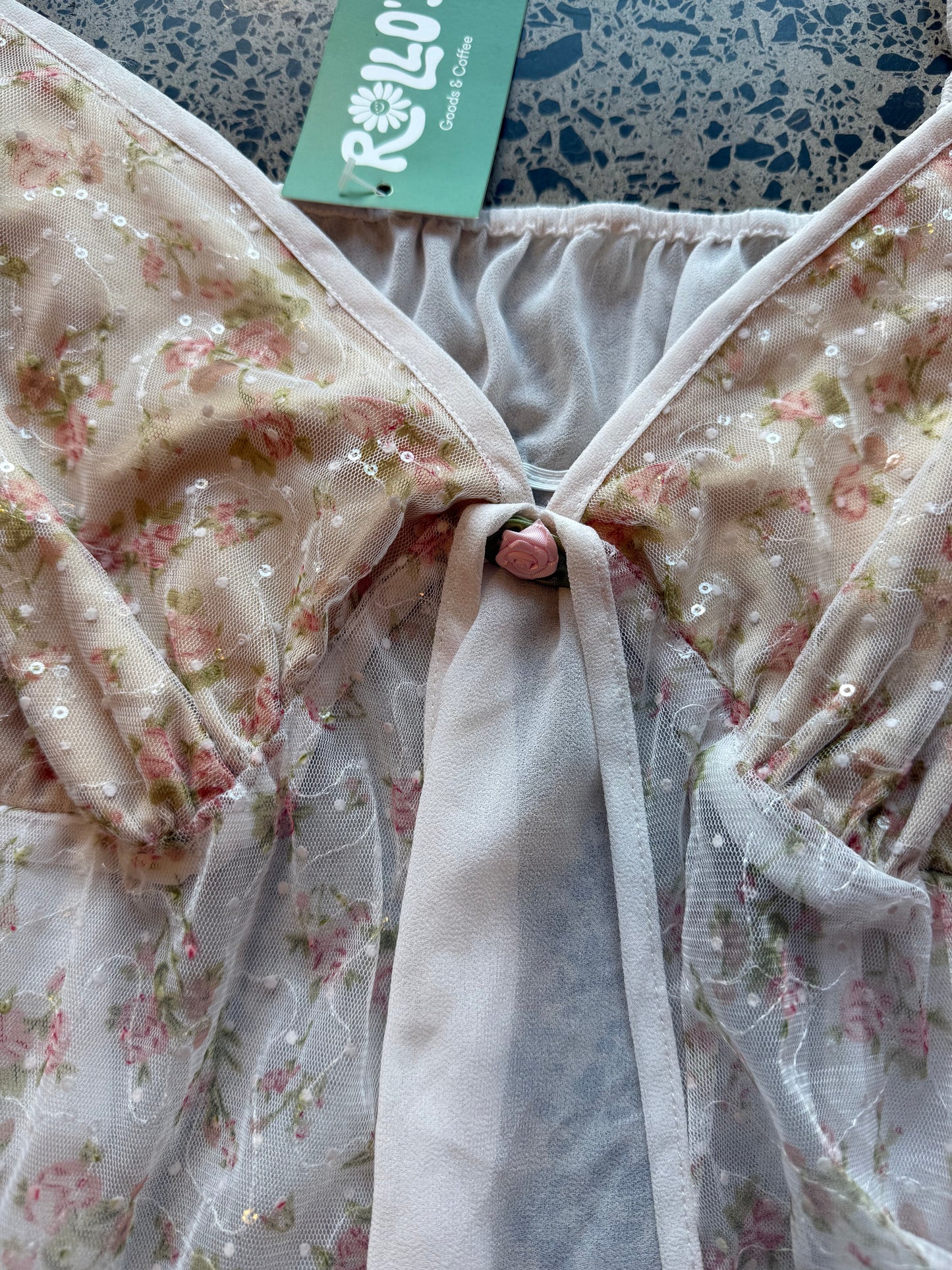 Fairycore Open Mesh Cami - XL