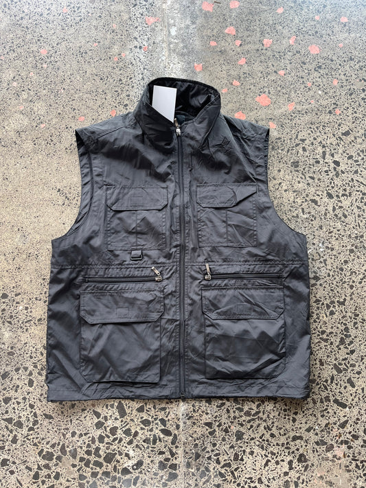 Black Utility vest - Medium