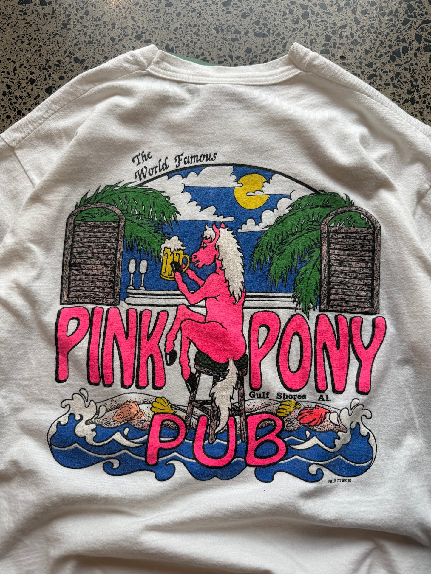 90's Pink Pony Pub Tee - L