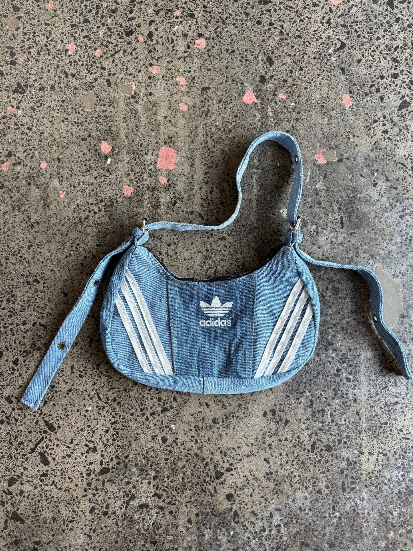 Blue Denim Adidas Rework Handbag