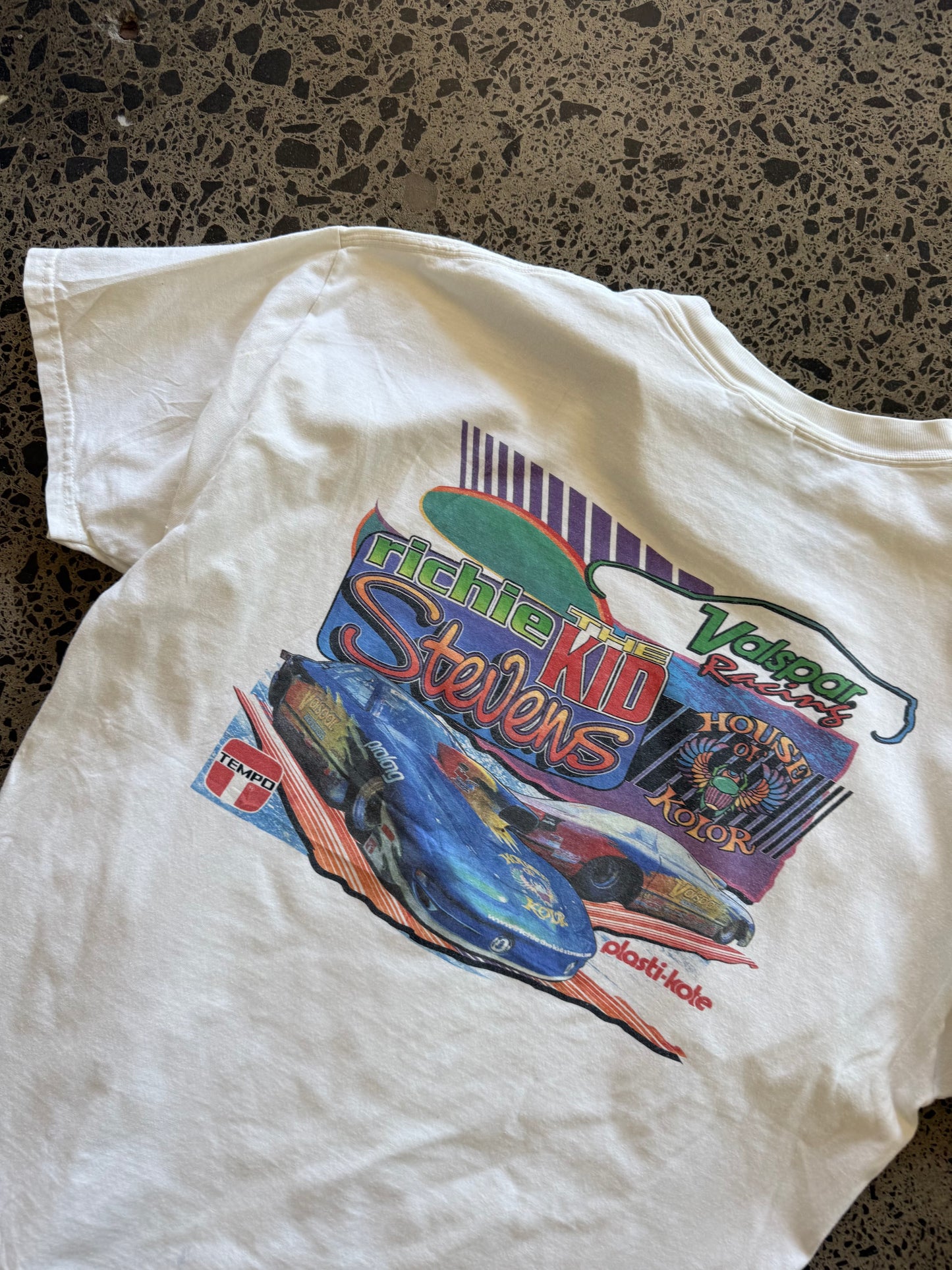 90's "Richie the Kid' Racing T-shirt -  XL