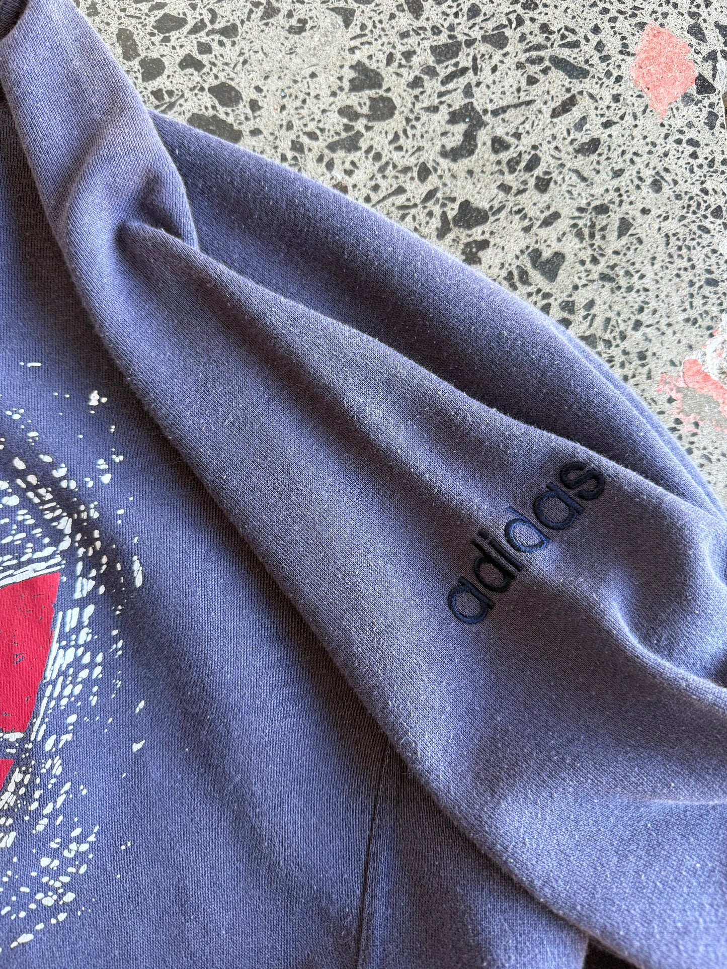 2000's Adidas Logo Crewneck - L
