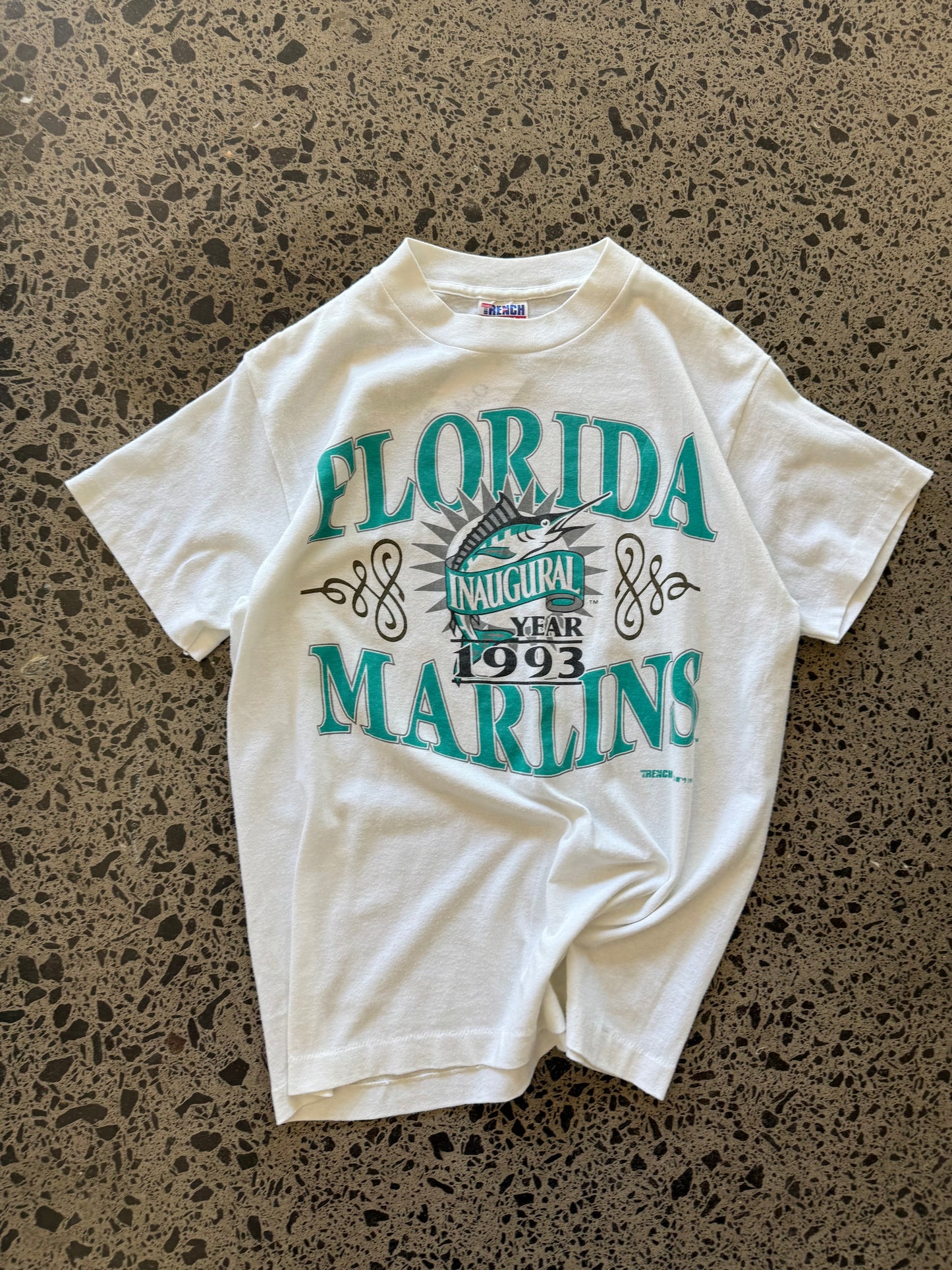 90's Florida Marlins Graphic T-shirt - M