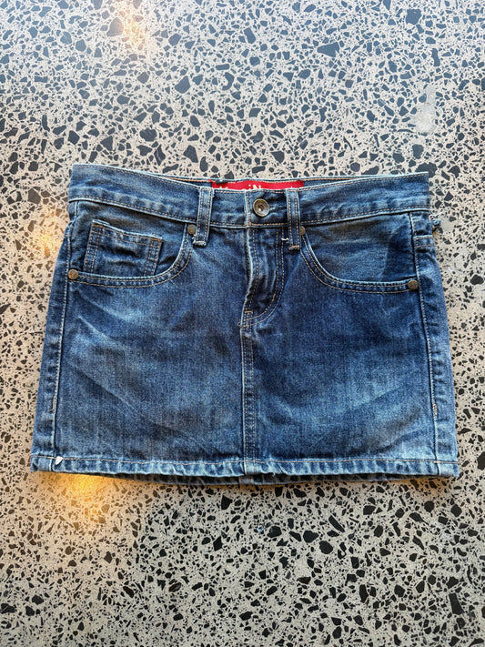 Kasina Korean Denim MIni Skirt - 2XS