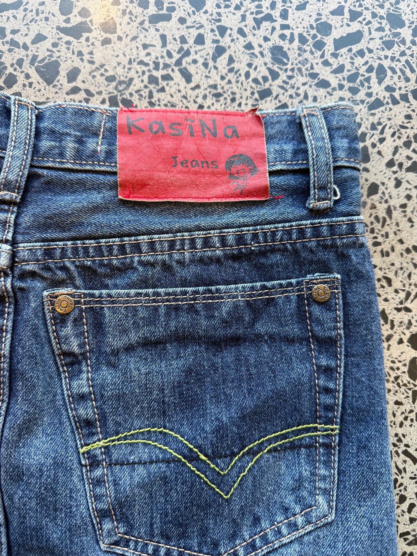 Kasina Korean Denim MIni Skirt - 2XS