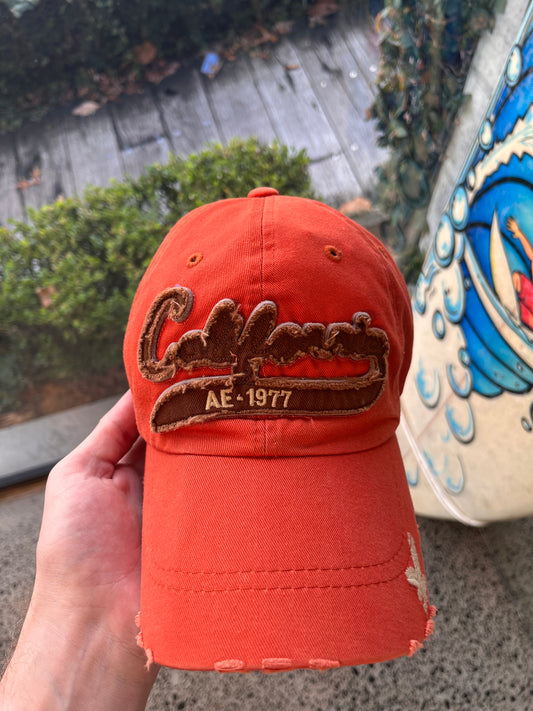 Orange 'California' Cap