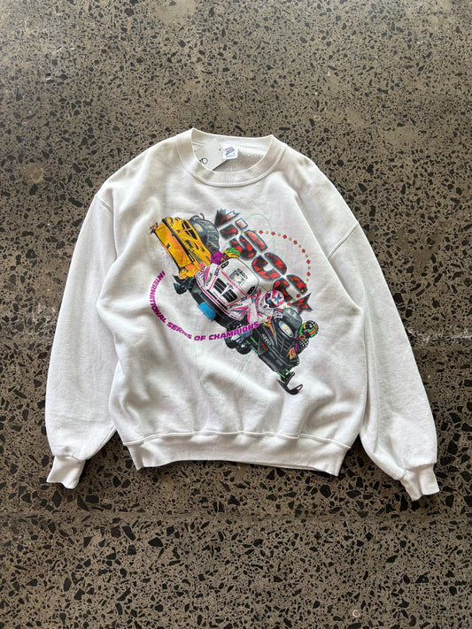 2000's Graphic Racing Crewneck - L