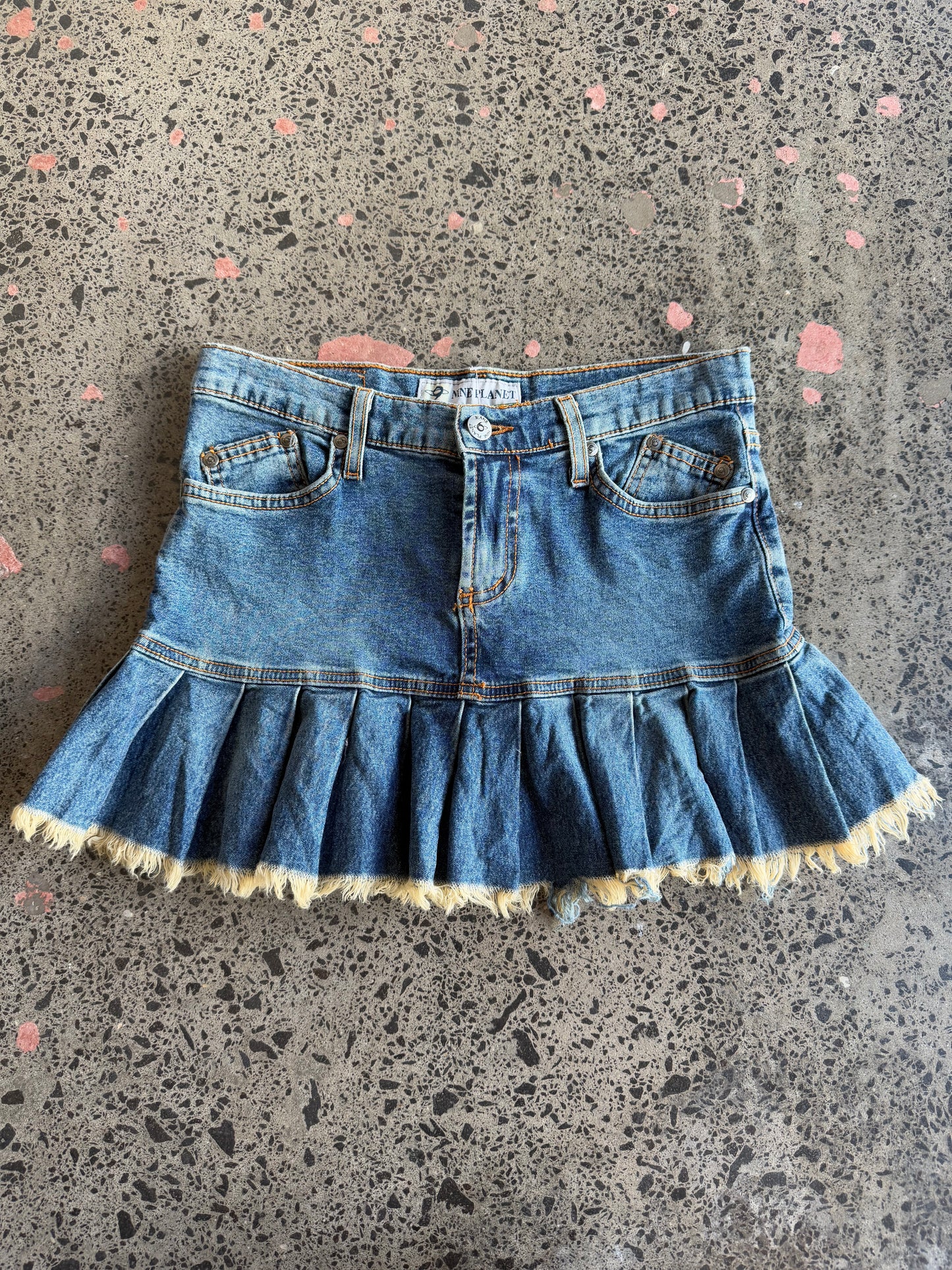 Pleated Mini Skirt - XS