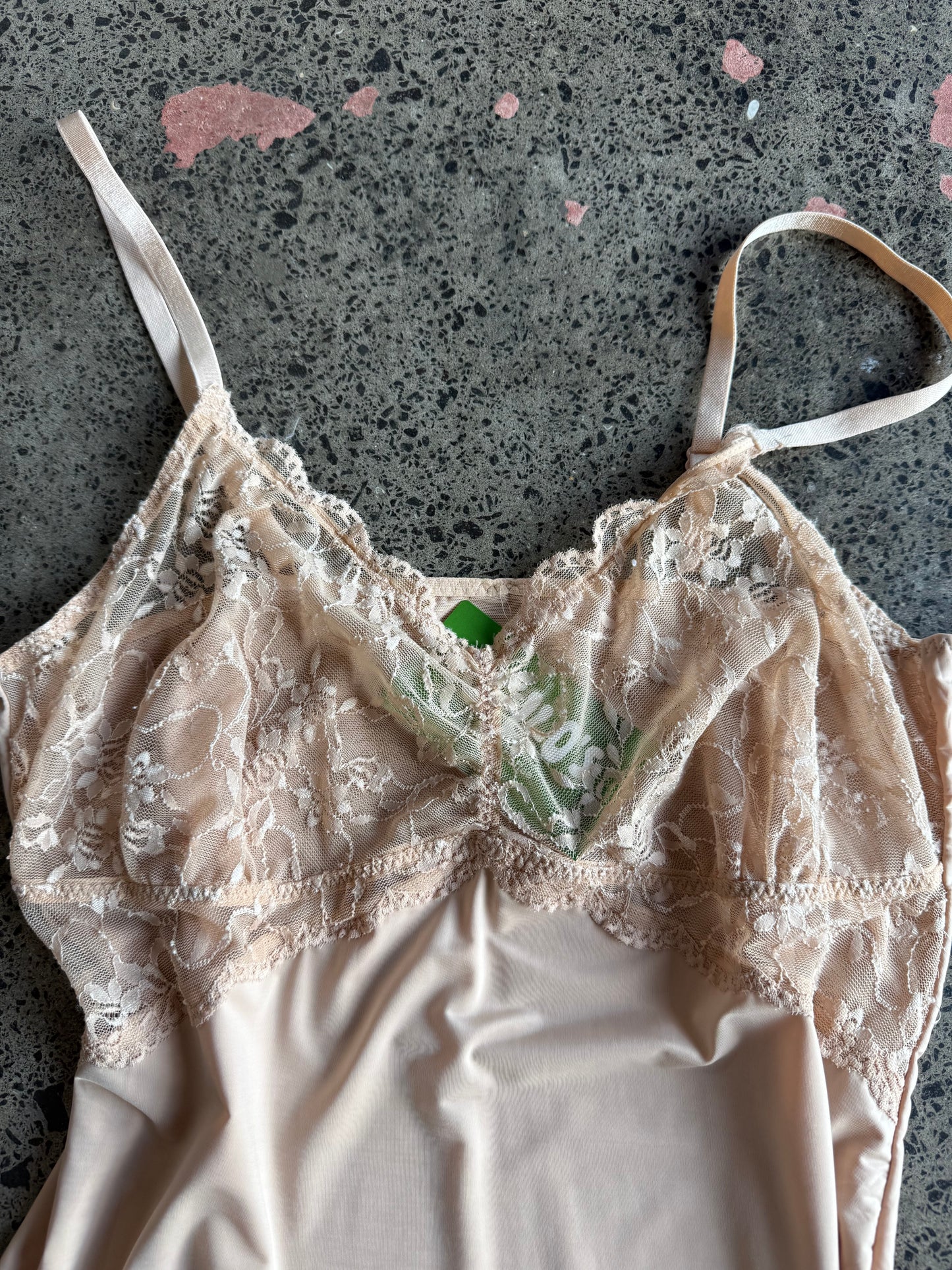 Peachy Silky, Lacey Cami - XL