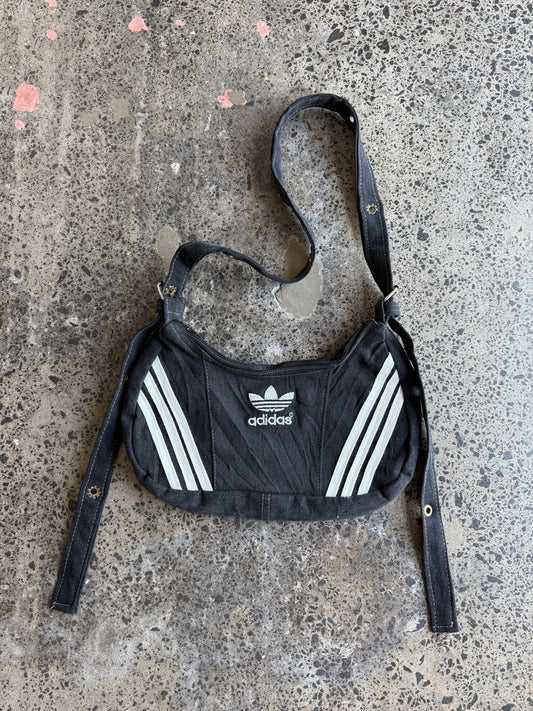 Black Denim Adidas Rework Handbag