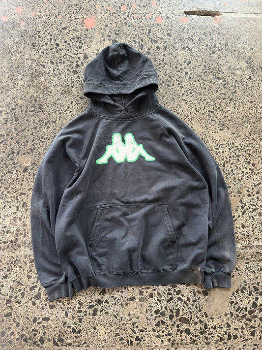 y2k Kappa Hoodie with Embroidered Logo - XL