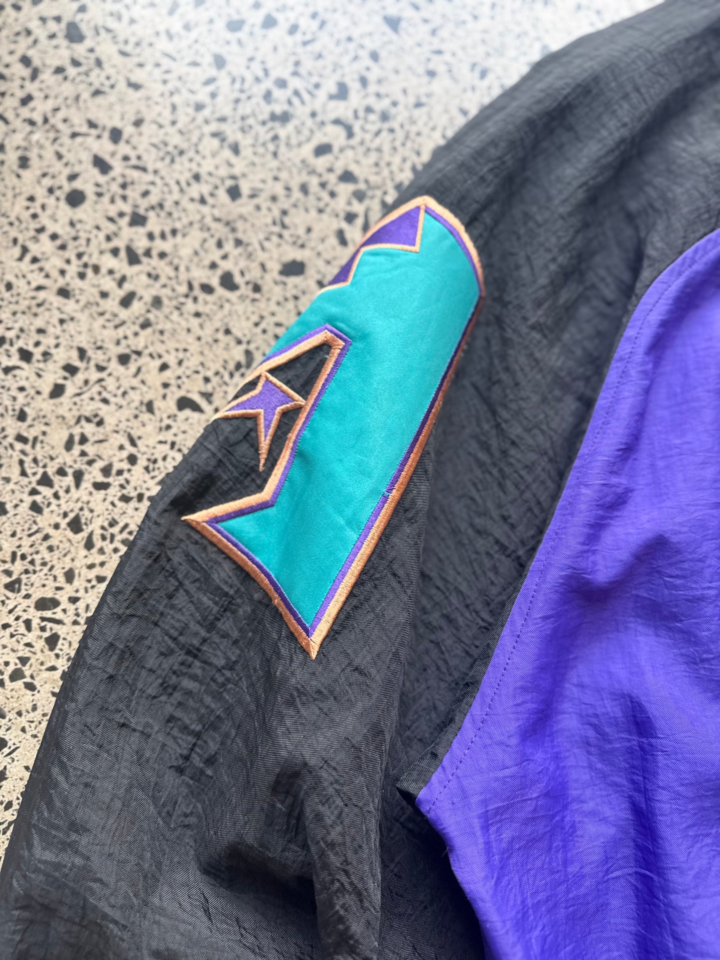 90's Rare Arizona Diamonds Starter MLB Jacket - L