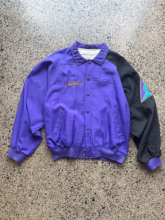 90's Rare Arizona Diamonds Starter MLB Jacket - L