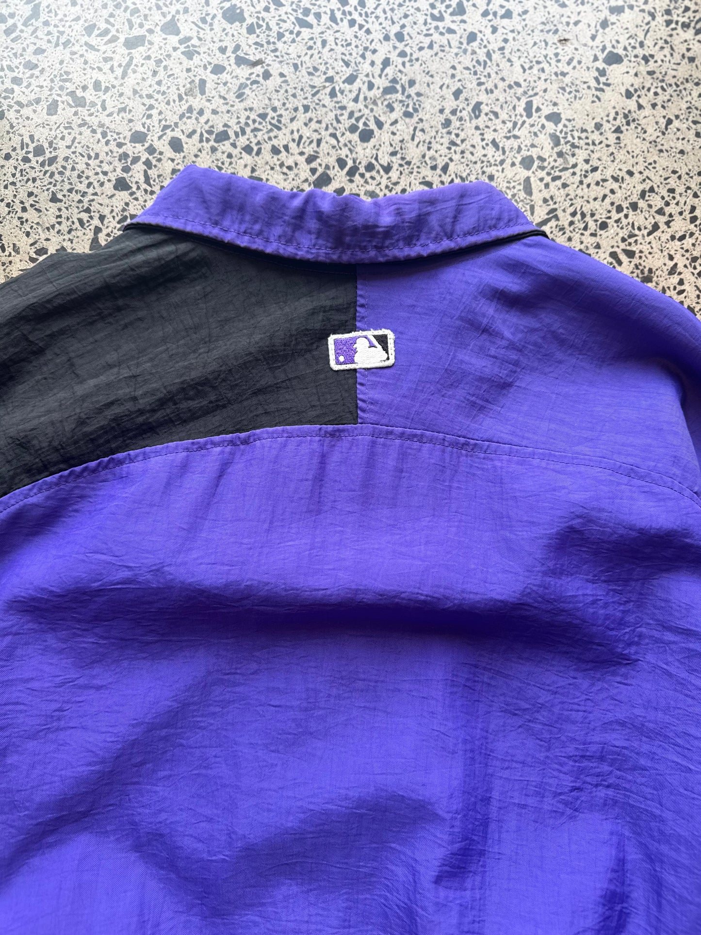 90's Rare Arizona Diamonds Starter MLB Jacket - L