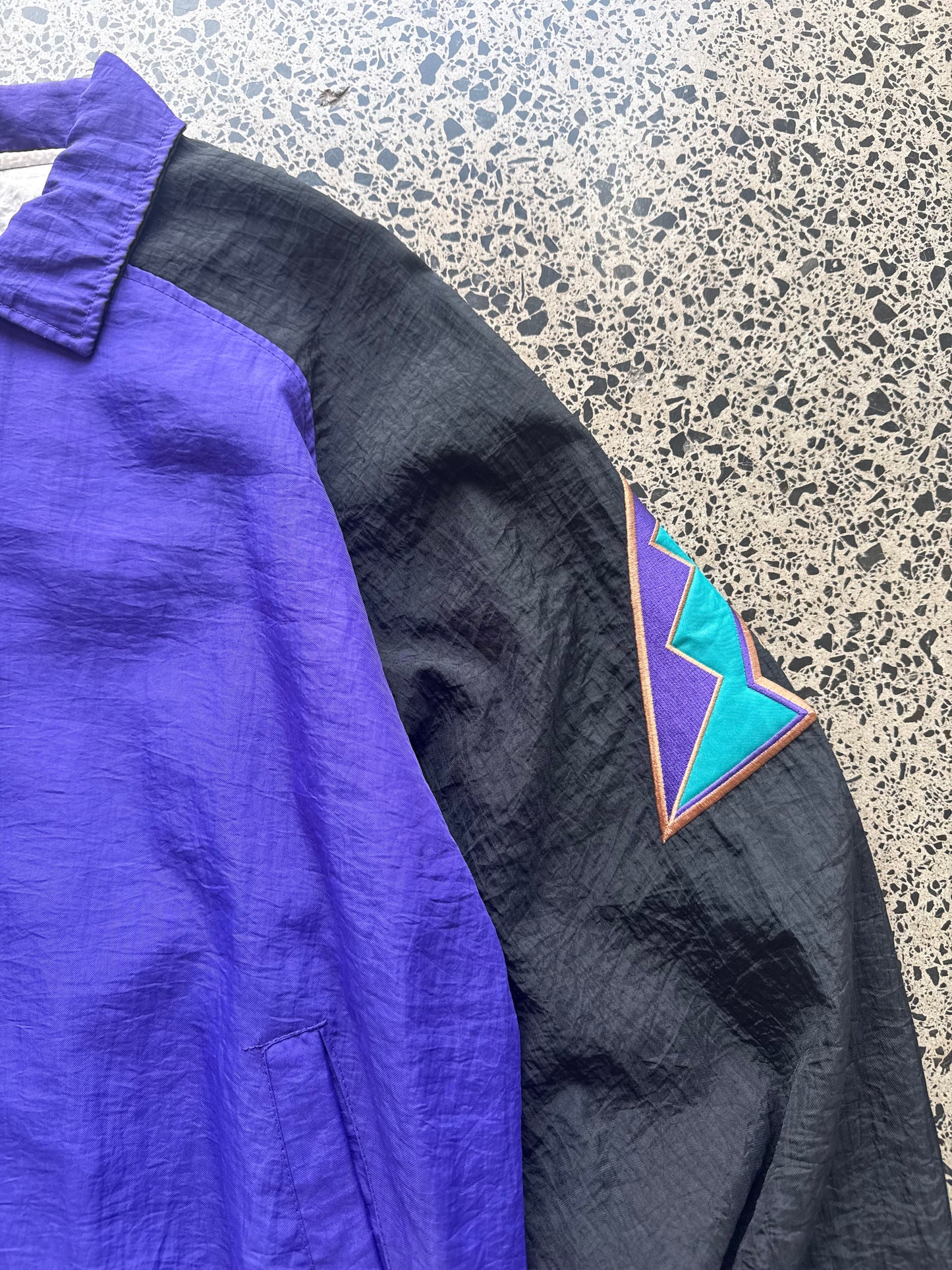 90's Rare Arizona Diamonds Starter MLB Jacket - L