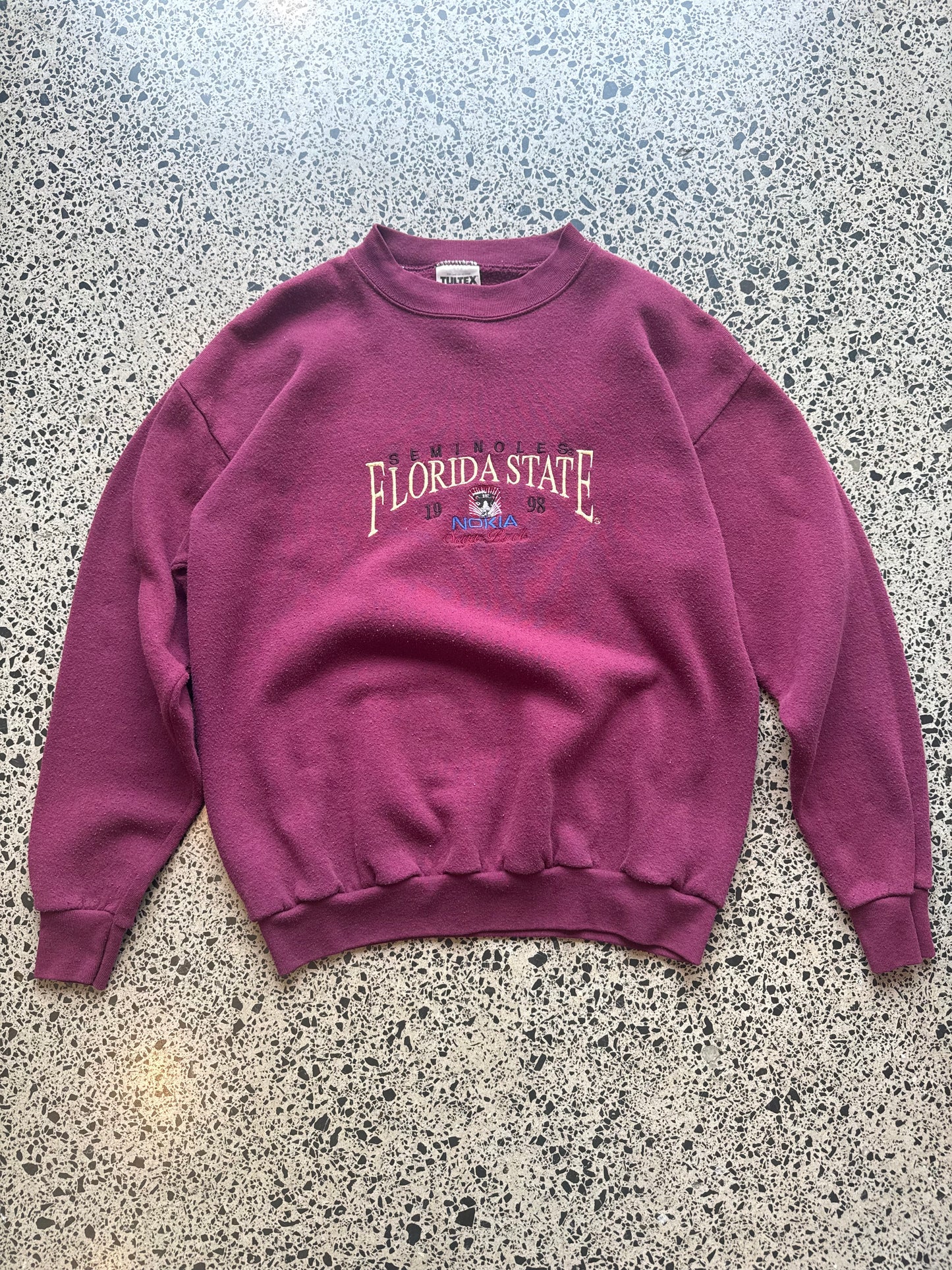1998 Florida State University Crewneck Jumper - M