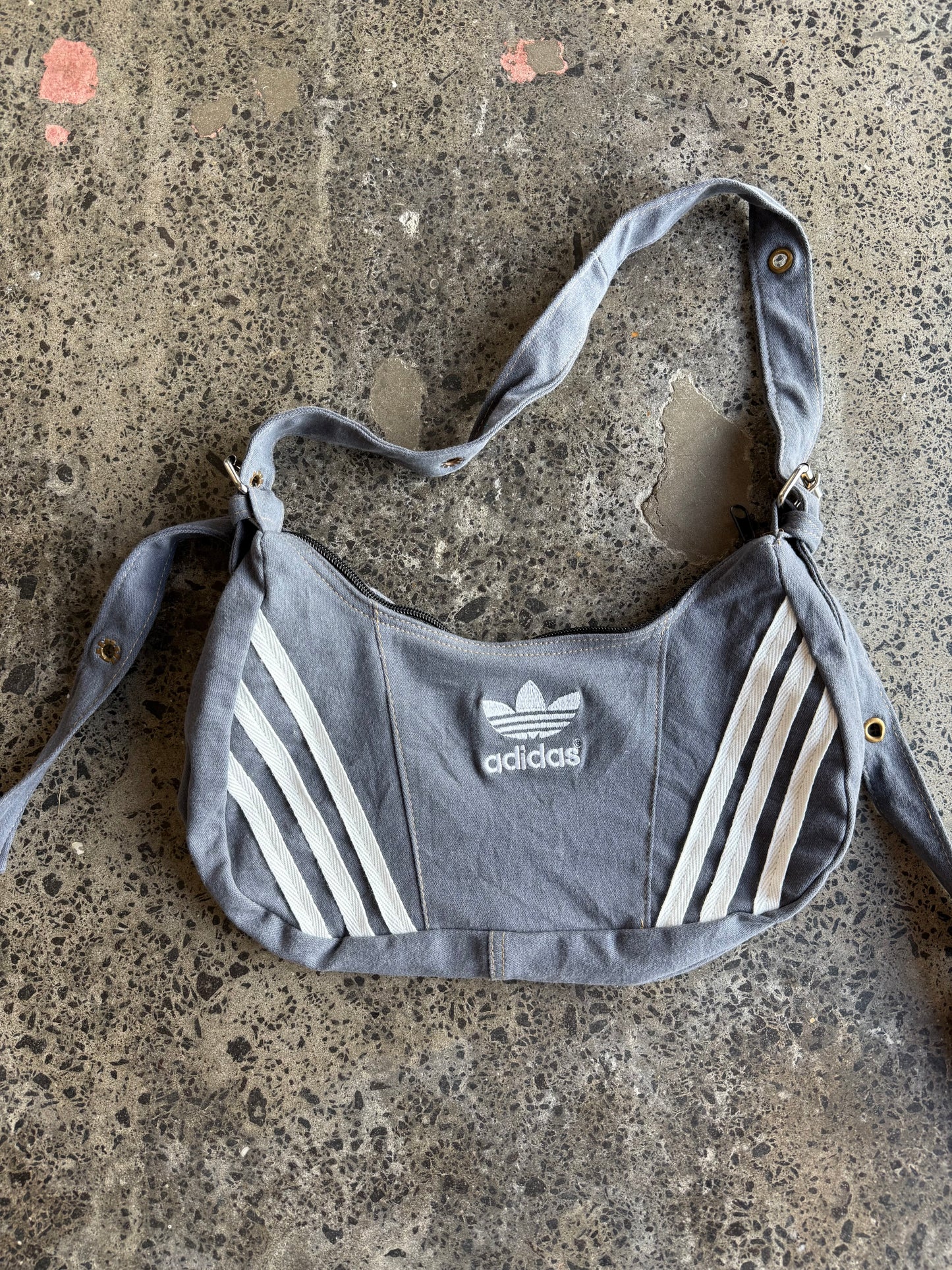 Mid Grey Adidas Rework Handbag